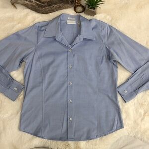Liz Claiborne Light Blue Button Down Non-Iron Dress Shirt